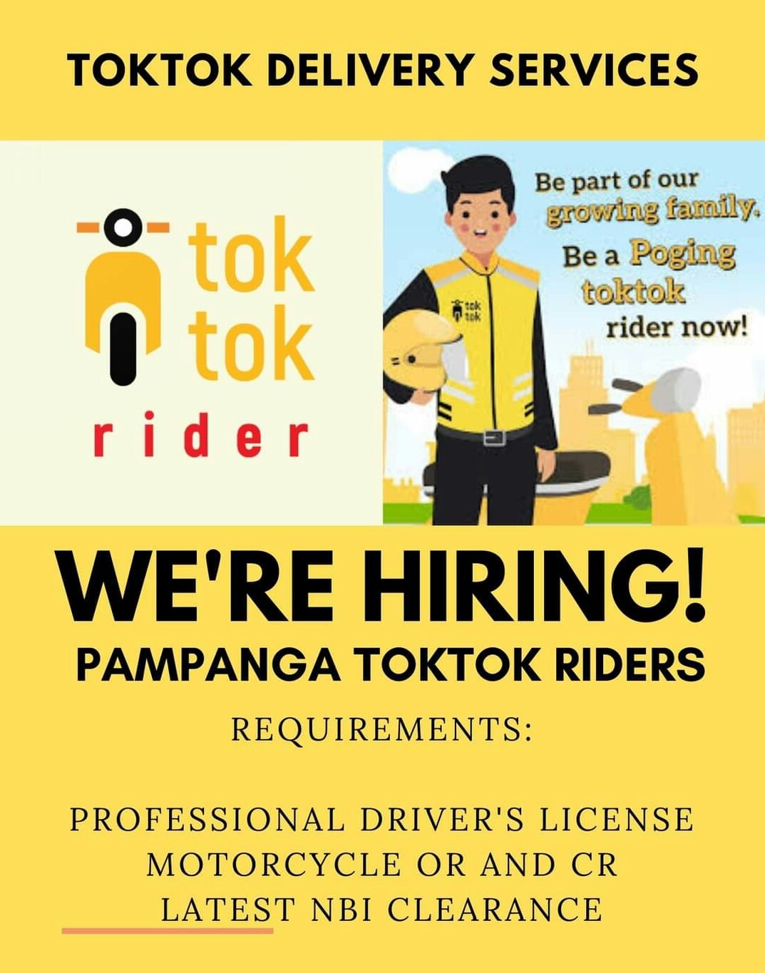 How to be a Toktok Rider? 1.Click... - MJ Delivery Service