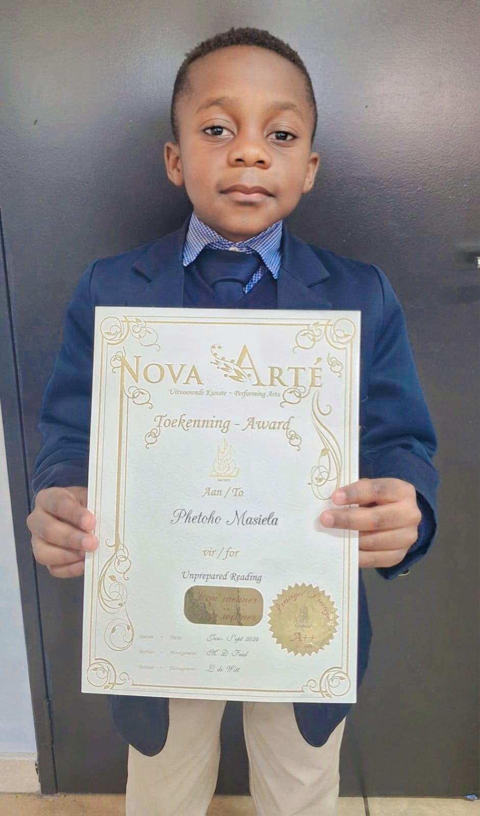 Curro - 🎉 Huge congratulations to Phetoho Masiela, our Grade 5 star ...