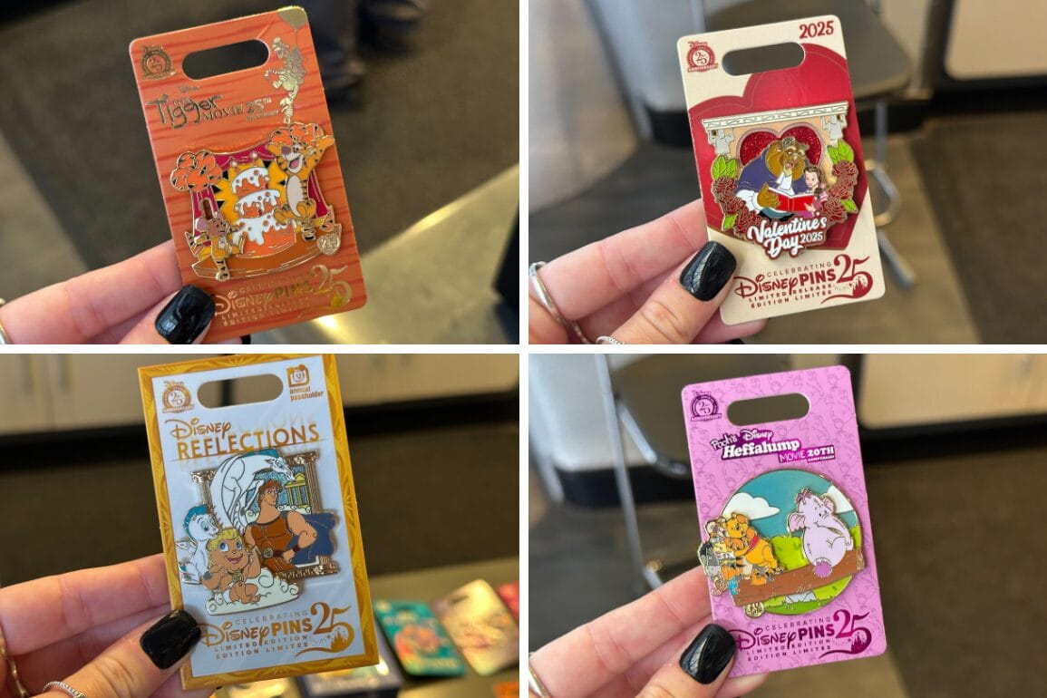 New Trading Pins Including Tigger Movie 25th Anniversary and