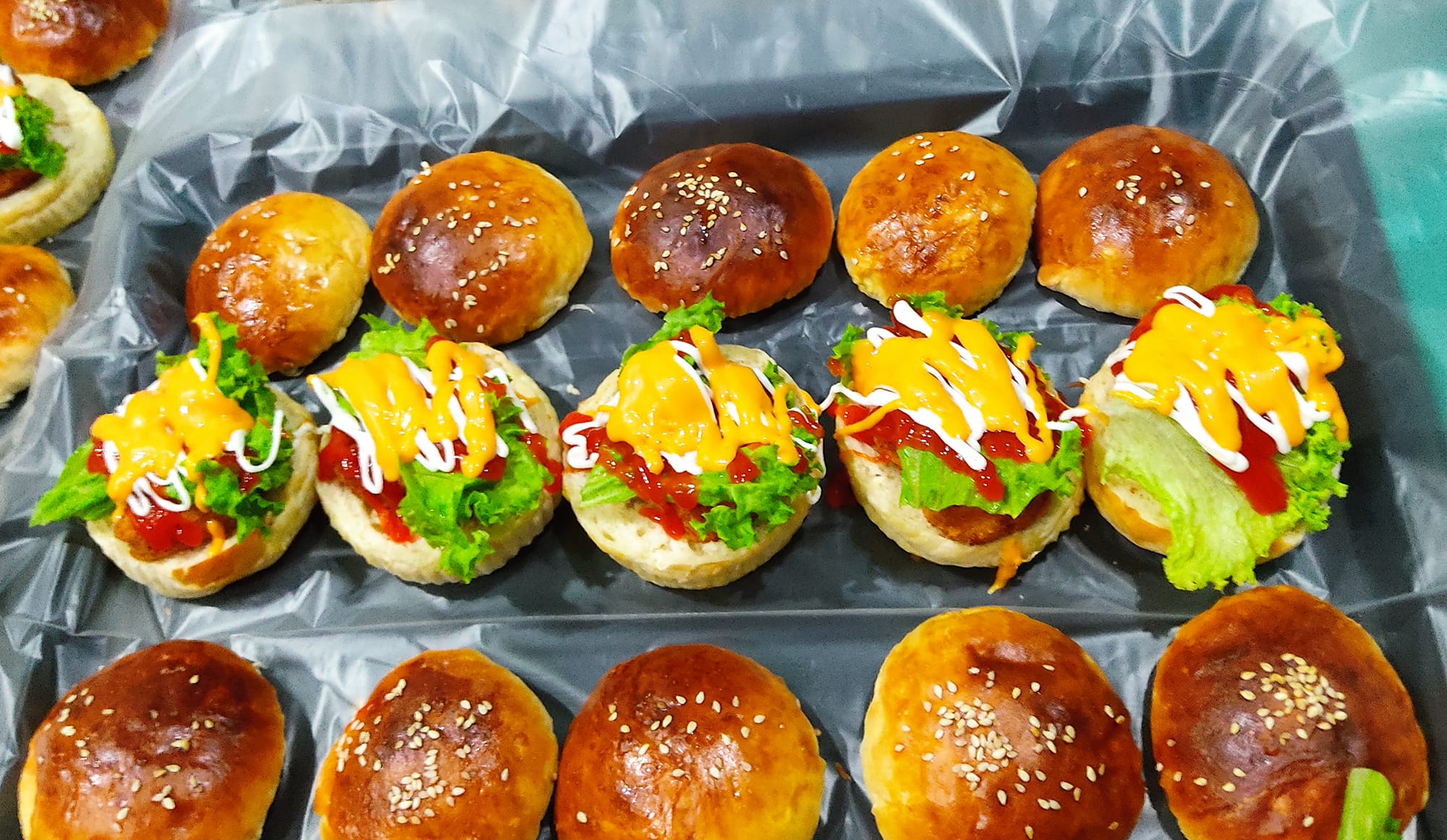 Eyanzz Roti Sosej Mini Burger Home Facebook