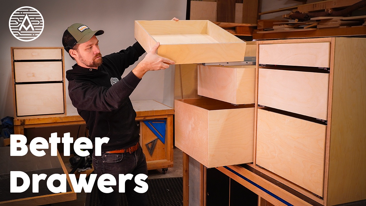 Alm - New video! Making drawers with INVISIBLE hardware 🚨LIVE on ...