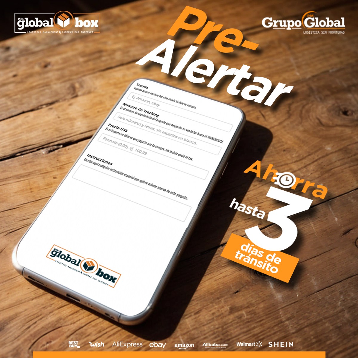 Grupo - 🚀 ¡Acelera tus compras online con PM Global Box! 🚀 ¿Sabías que ...