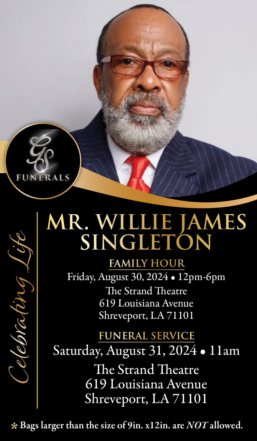 GSFunerals - Service information for Mr. Willie James... | Facebook