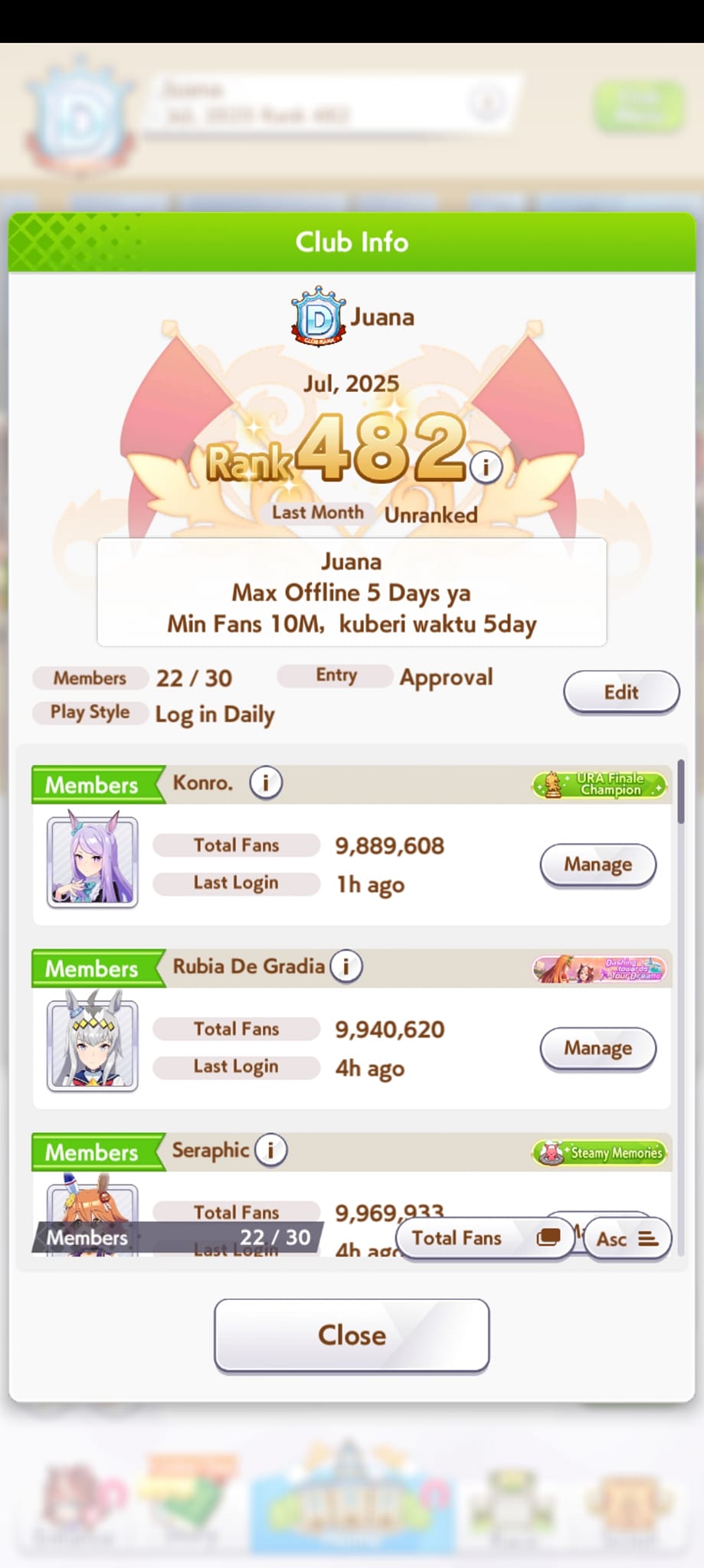 Uma Musume: Pretty Derby Indonesia. | #UmaMusuEN Juana Open Member lagi ...