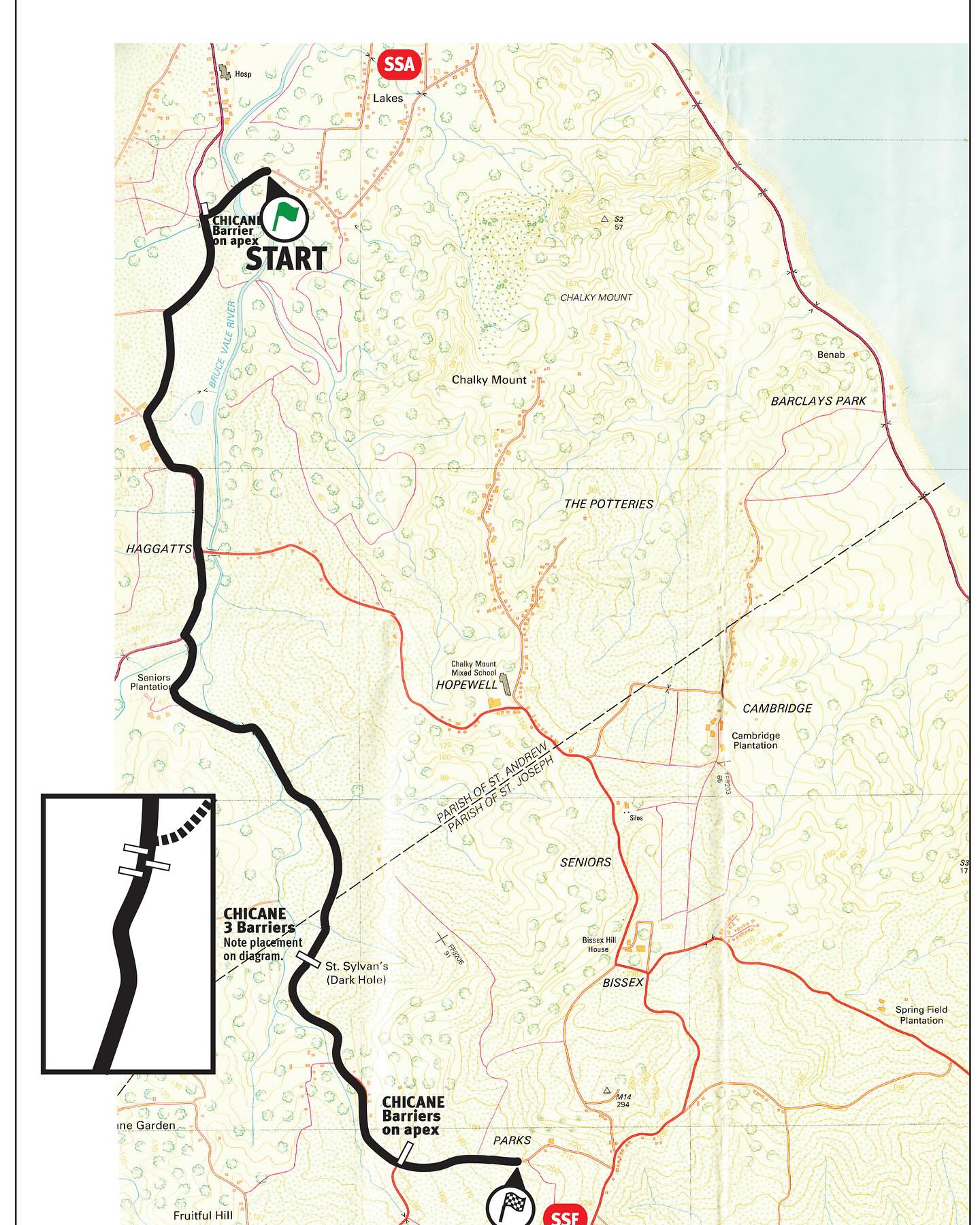 Rally - Stage maps for Sunday of #BCICRallyBarbados | Facebook