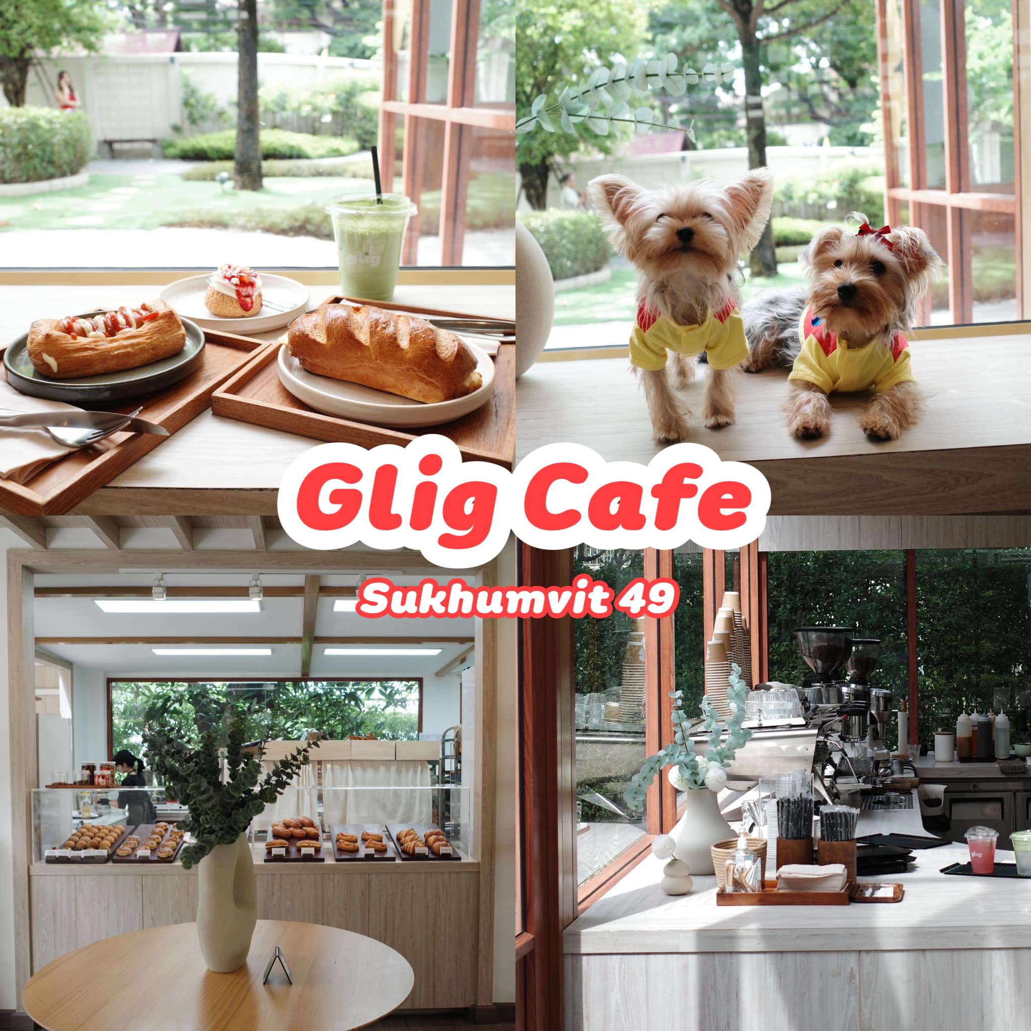 GO - 1. GLIG CAFE คาเฟ่น่ารักสไตล์มินิมอล สุขุมวิท49 ขนมอร่อยยย หอมสุดๆ ...