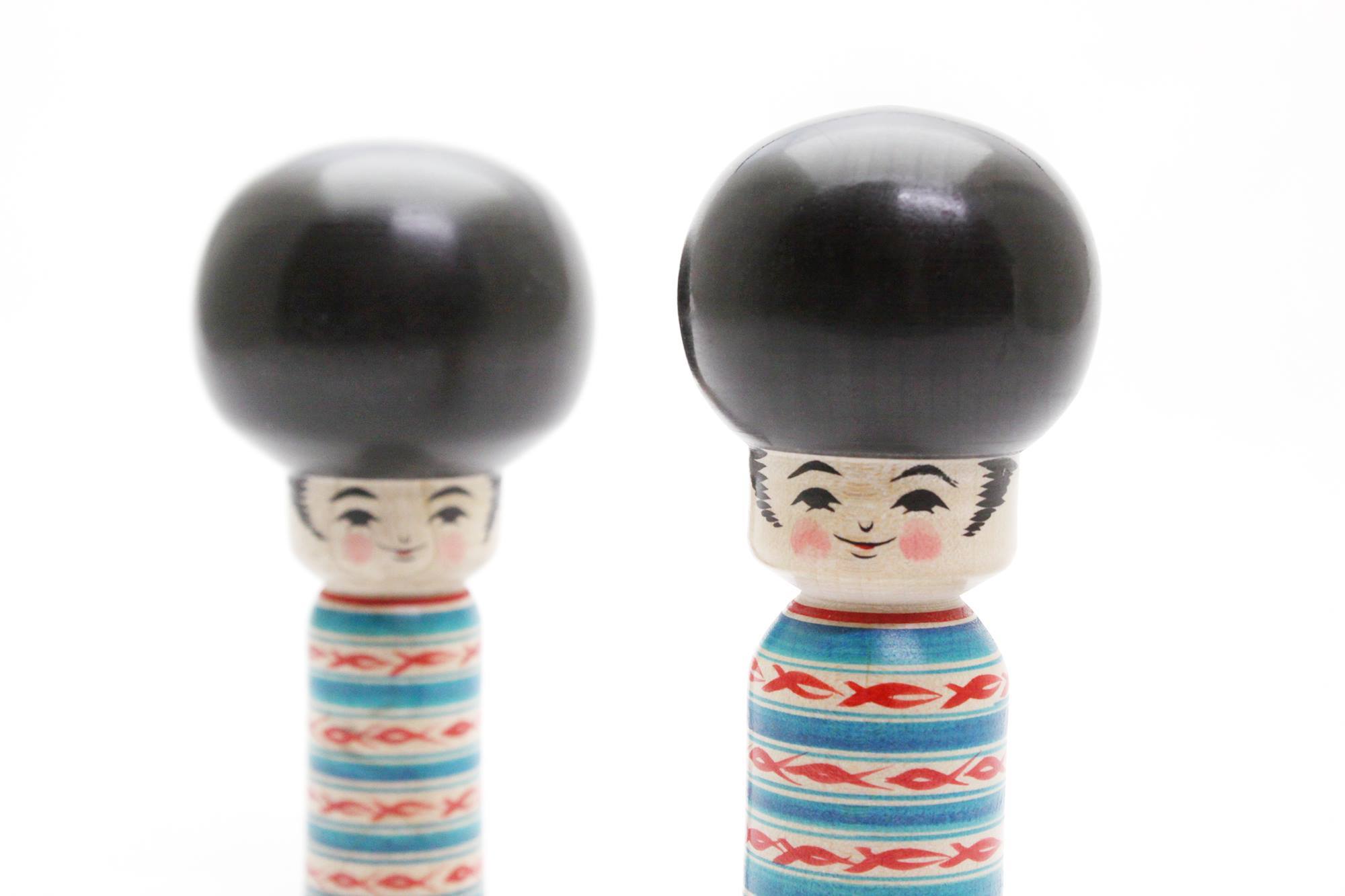 石巻こけし アフロ　2体セット アフロなこけし』の販売につきまして かねてより多数お問い合わせを