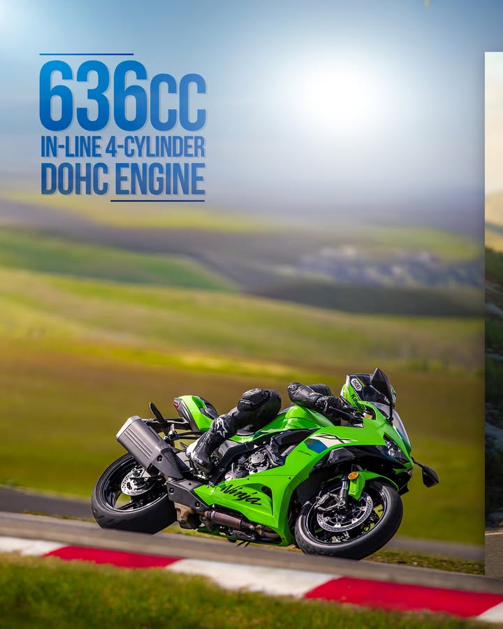 2026 Kawasaki Ninja ZX-6R supersport bike with 636cc engine