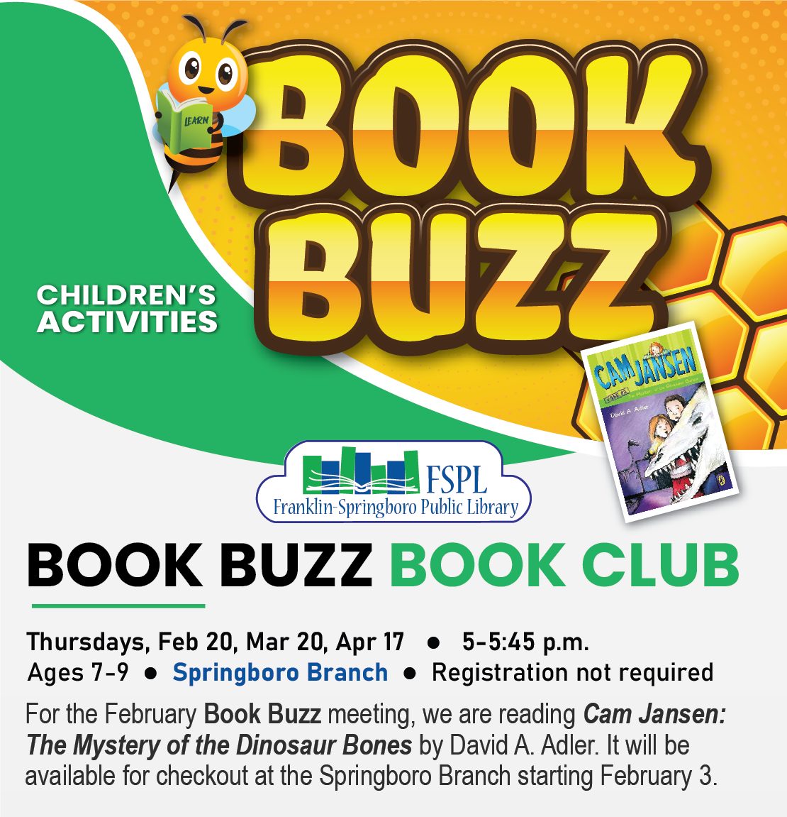 Join the book club... - Franklin-Springboro Public Library | Facebook