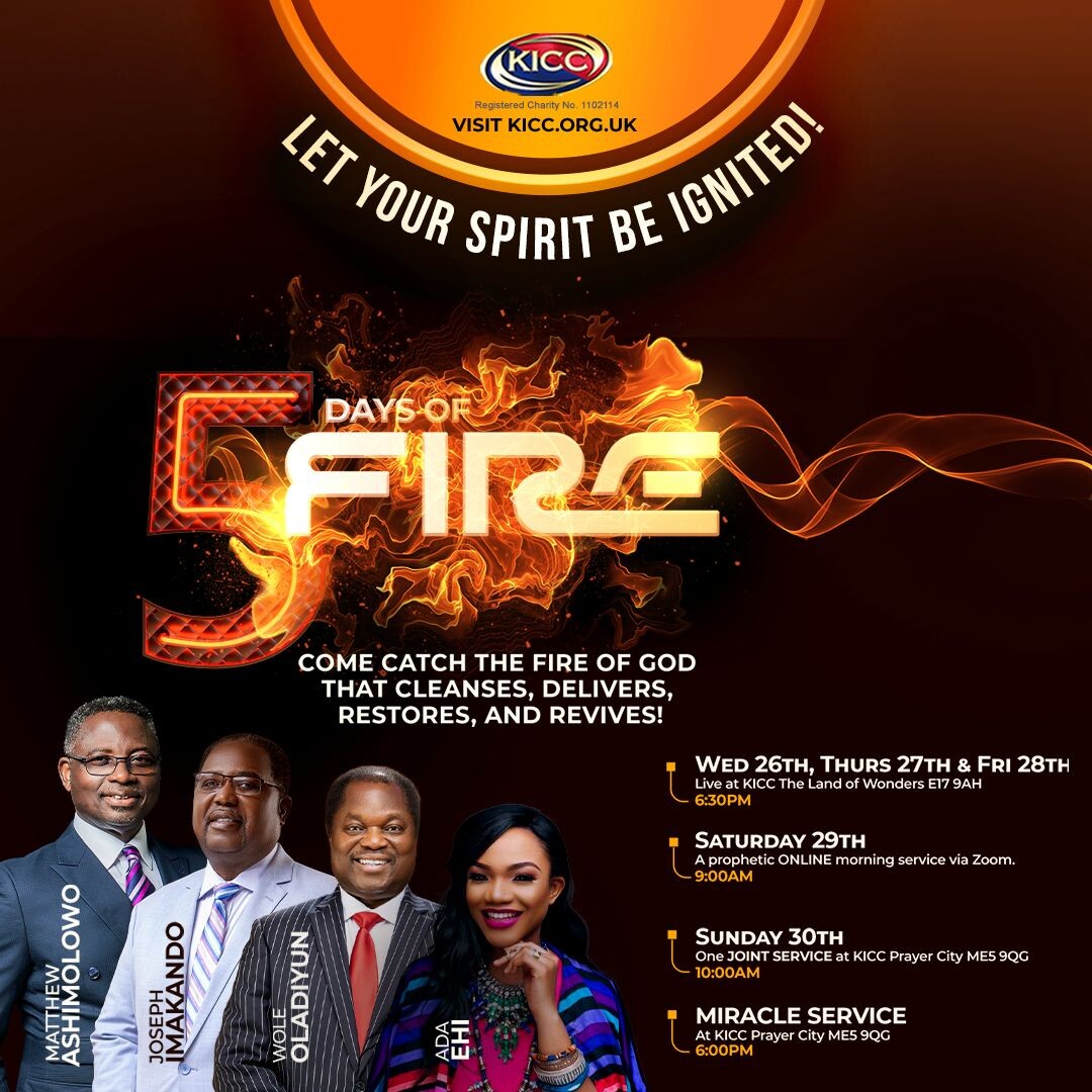 Ignite your spirit and catch the Holy fire of God that cleanses