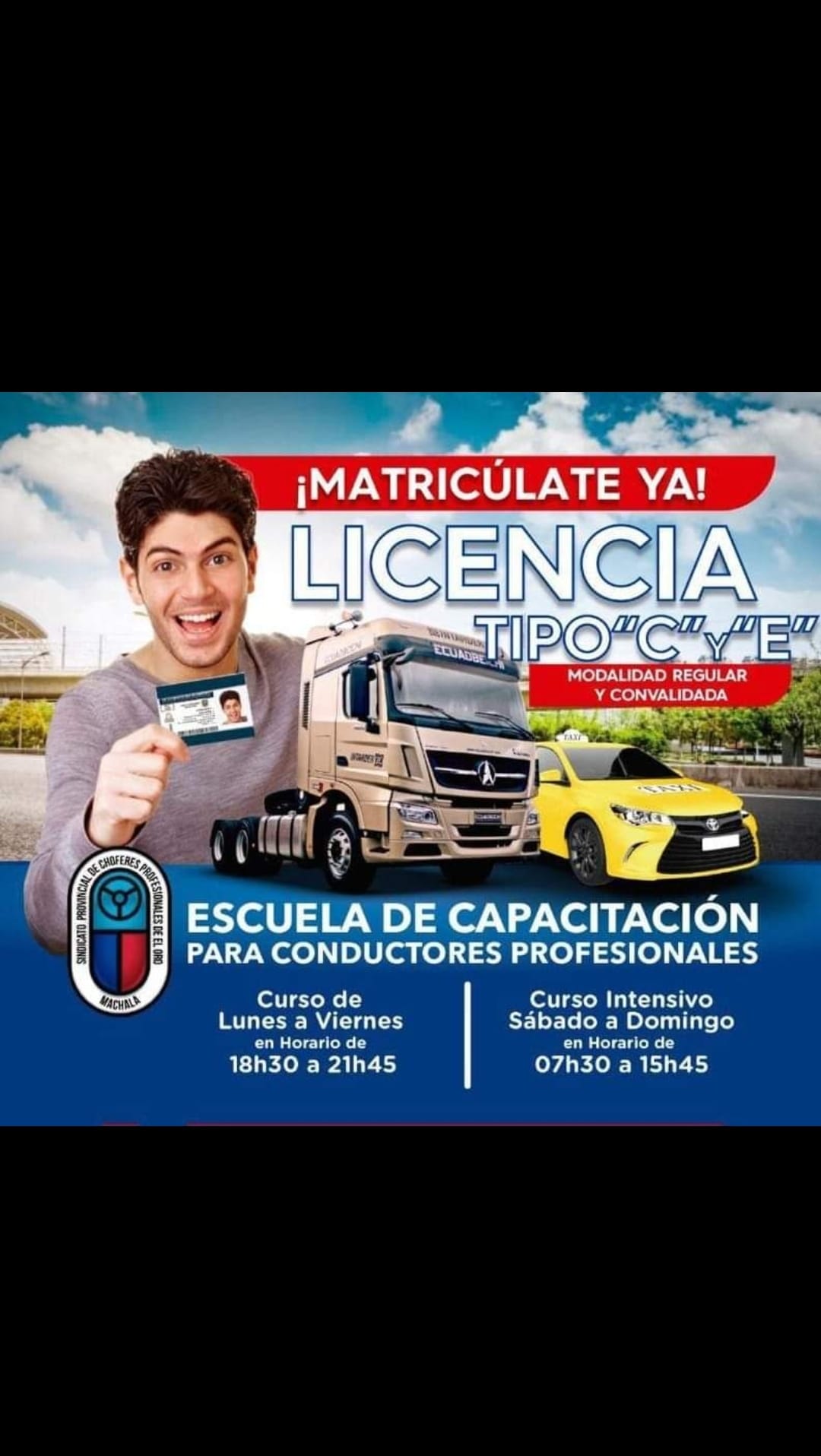 Escuela De Capacitacion Para Conductores Profesionales De Machala | Machala