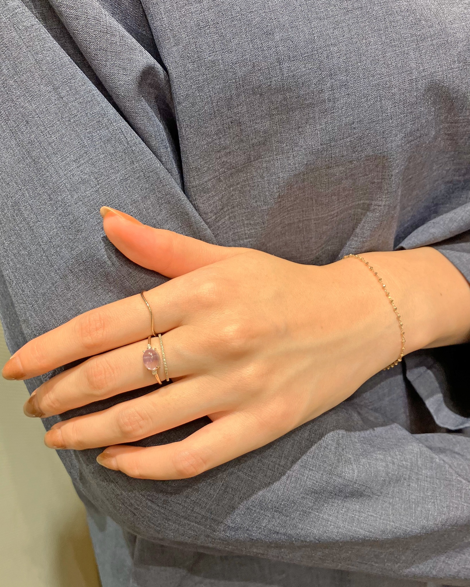 ete - 《Styling》 -大丸心斎橋店 フローライトのリングを主役に 