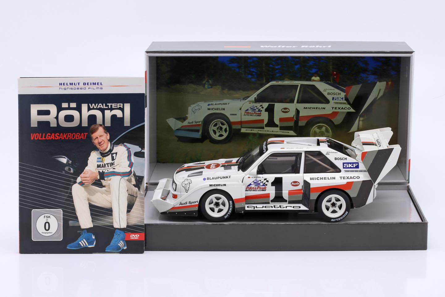 1:18 AUDI QUATTRO S1 PIKES PEAK WINNER 1987 W.ROEHRL #1. Item no 