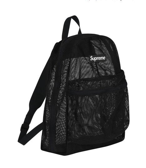 Supreme 2016SS Mesh Backpack/BOX LOGO貼布x網眼洞洞布面x設計款後