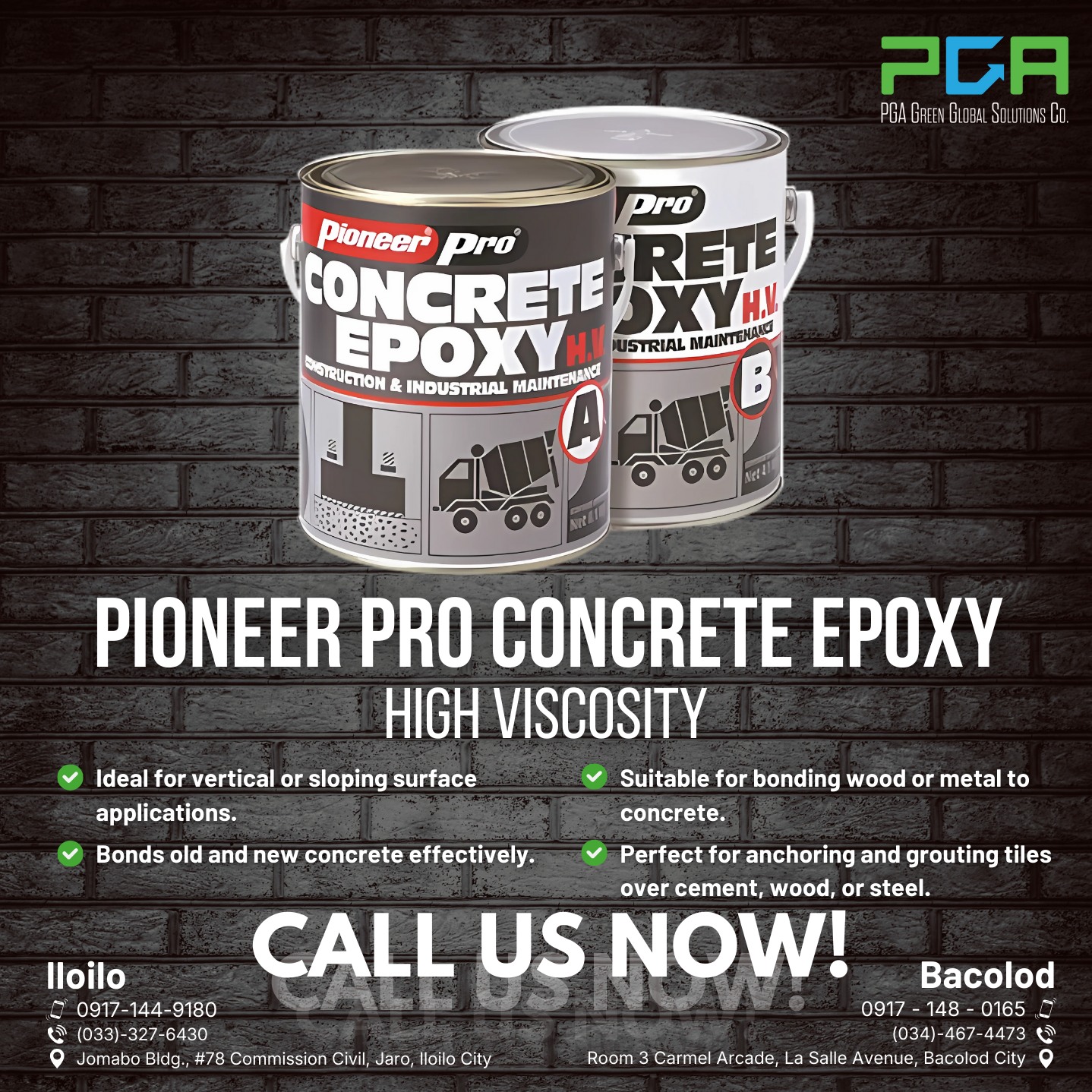PGA - Looking for a reliable concrete epoxy for your construction needs ...