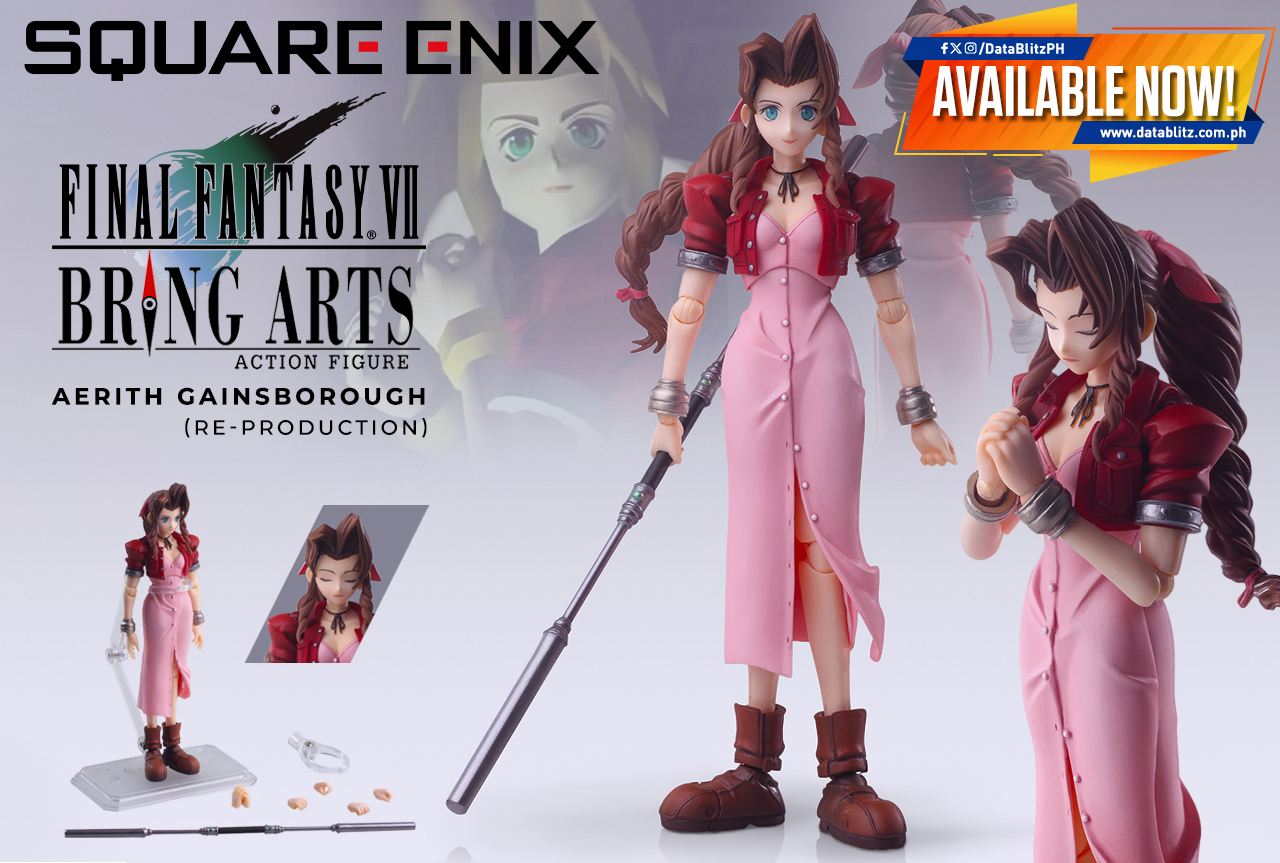 Aerith figure collection from Final Fantasy VII Remake