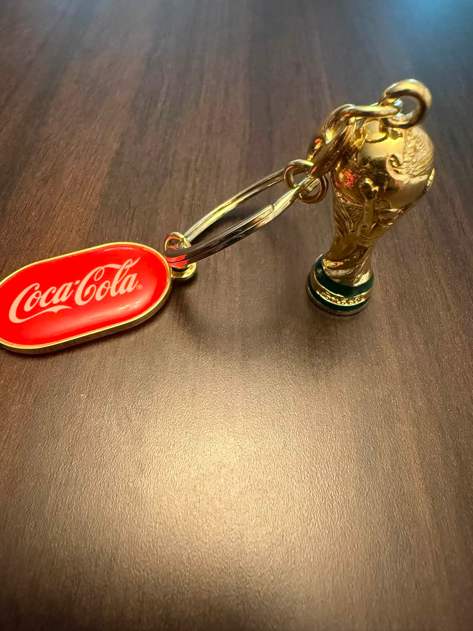 Official FIFA and Coca Cola key chain and bracelet for sale