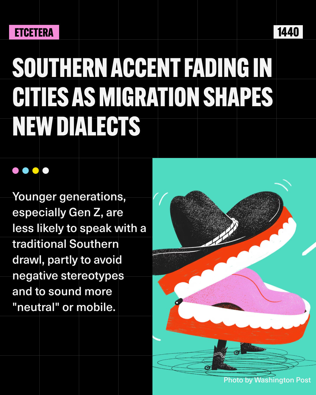 Southern accent fading in US cities