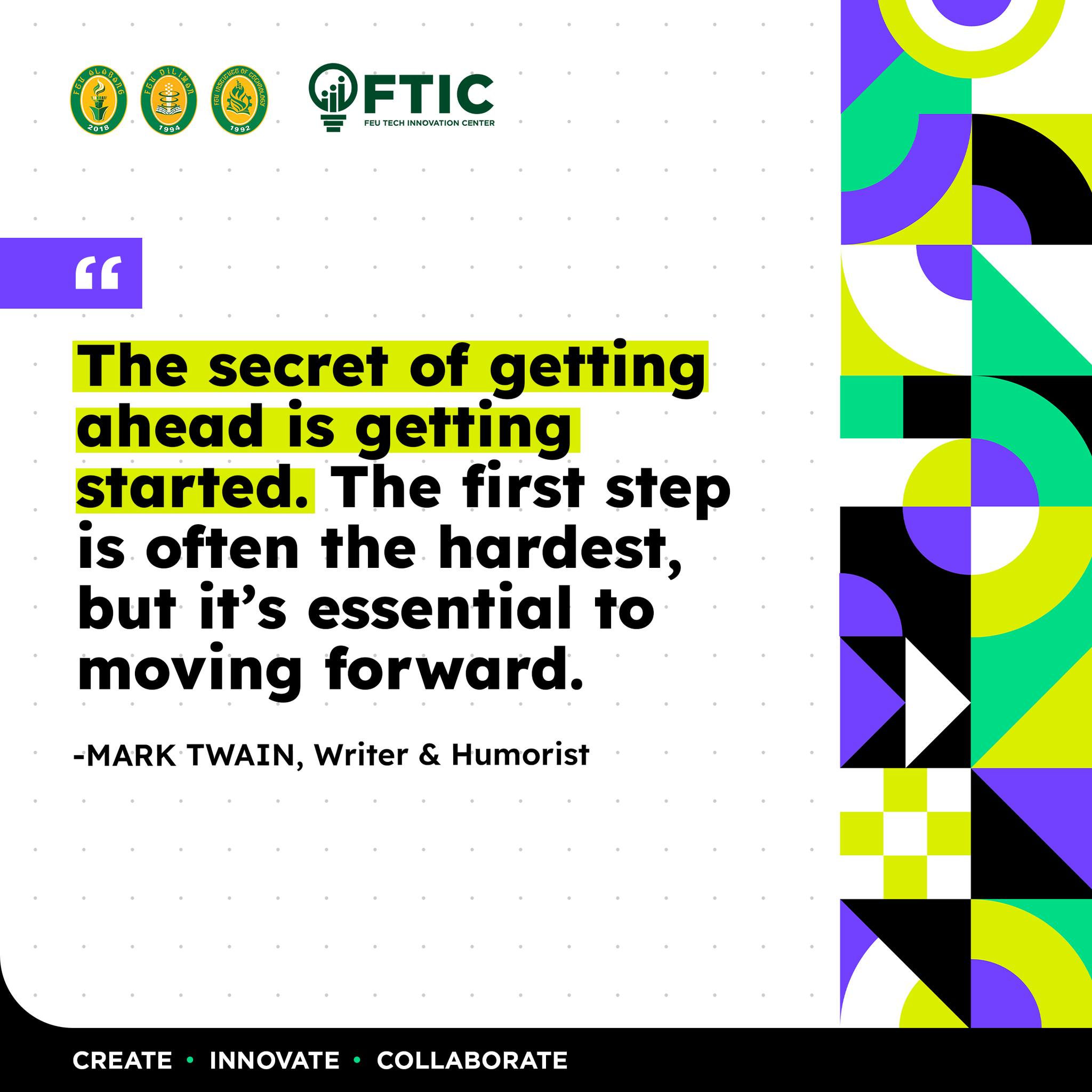 FEU - In the world of startups and innovation, the first step often ...