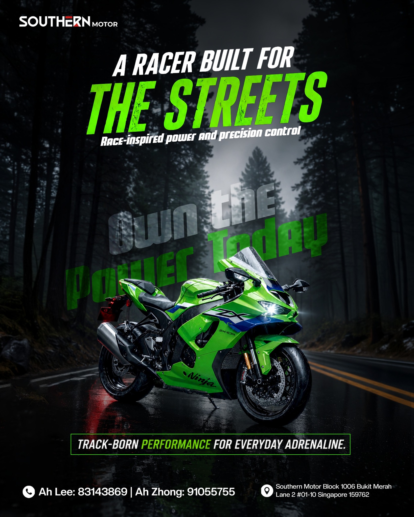 🏍️Kawasaki ZX-10R - Ready for the Streets. Experience the thrill