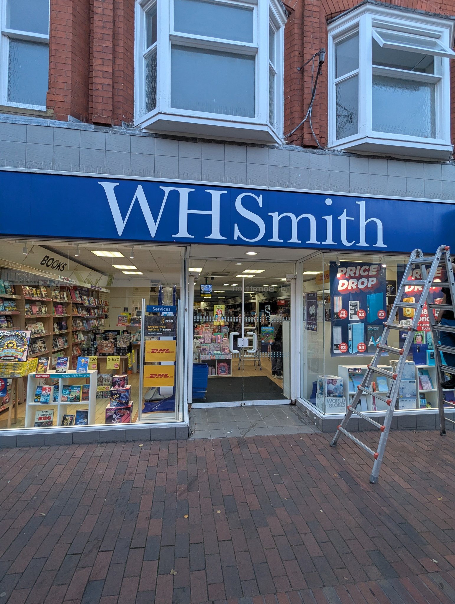 Possibly the last photo of the WHSmith sign in situ!