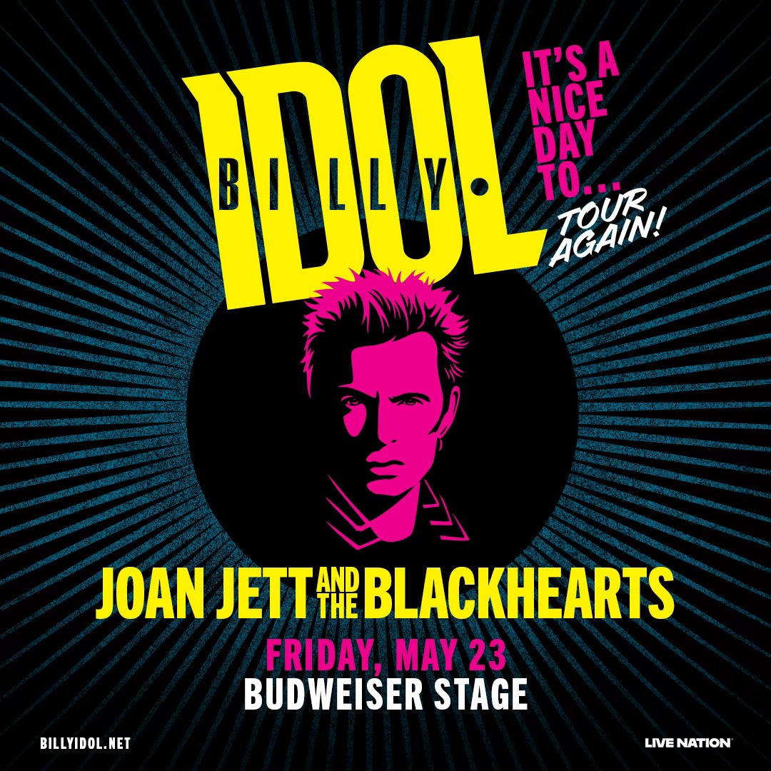 It's a Nice Day To… Tour Again! Billy Idol with Joan Jett and the