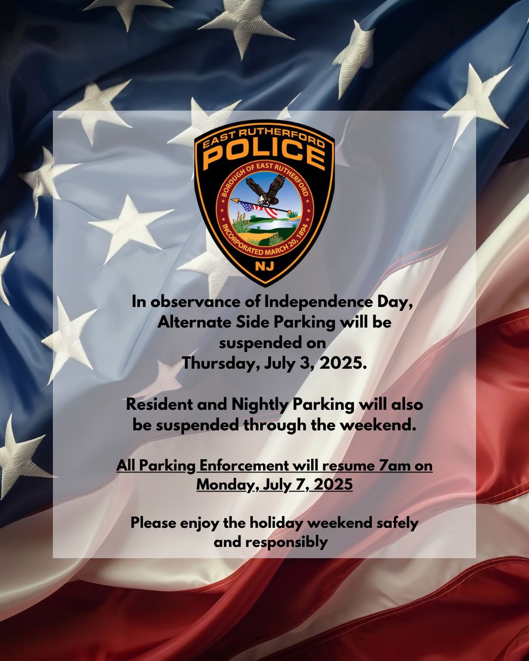 East Rutherford Police | East Rutherford NJ