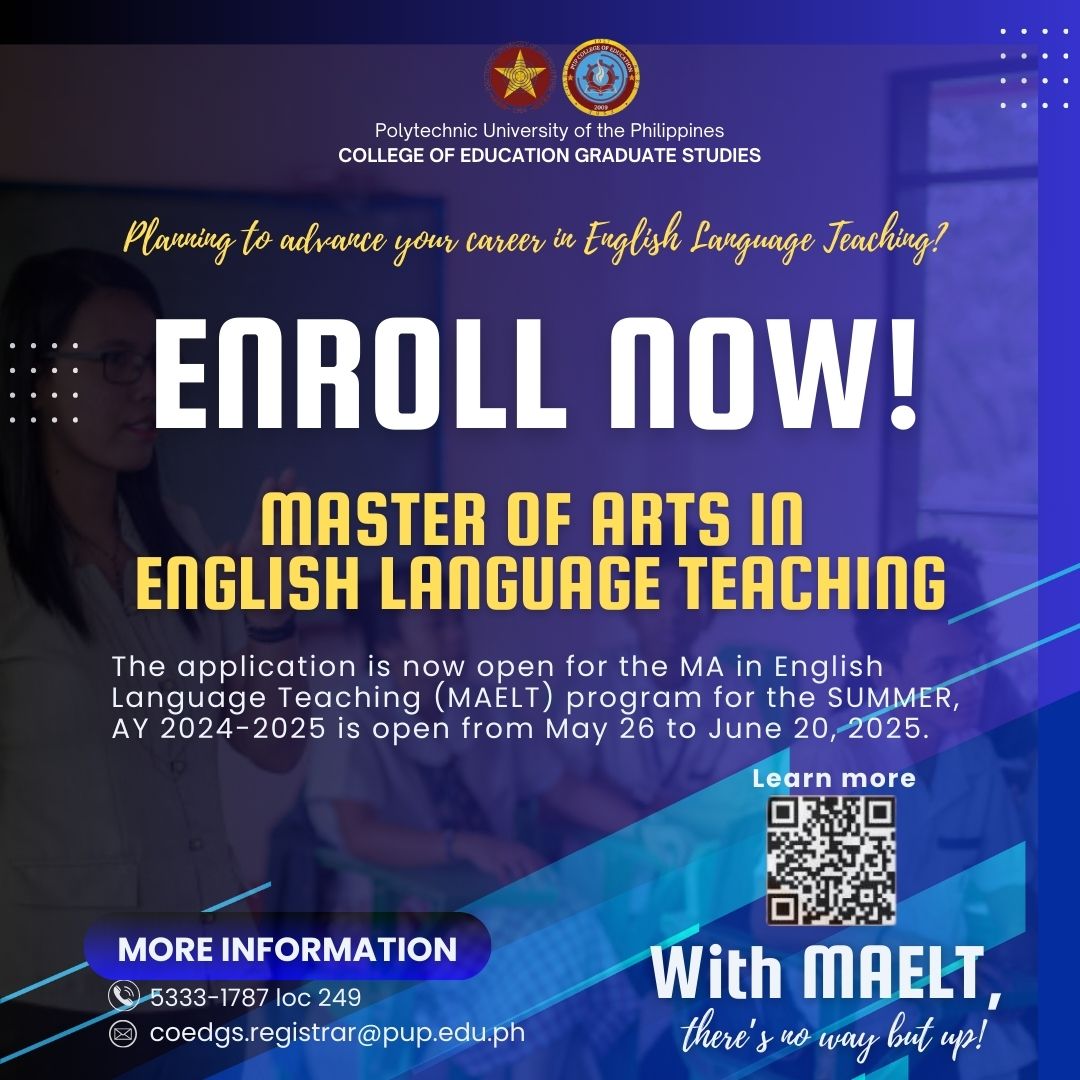PUP - Ready to take your career in English Language Teaching to the ...