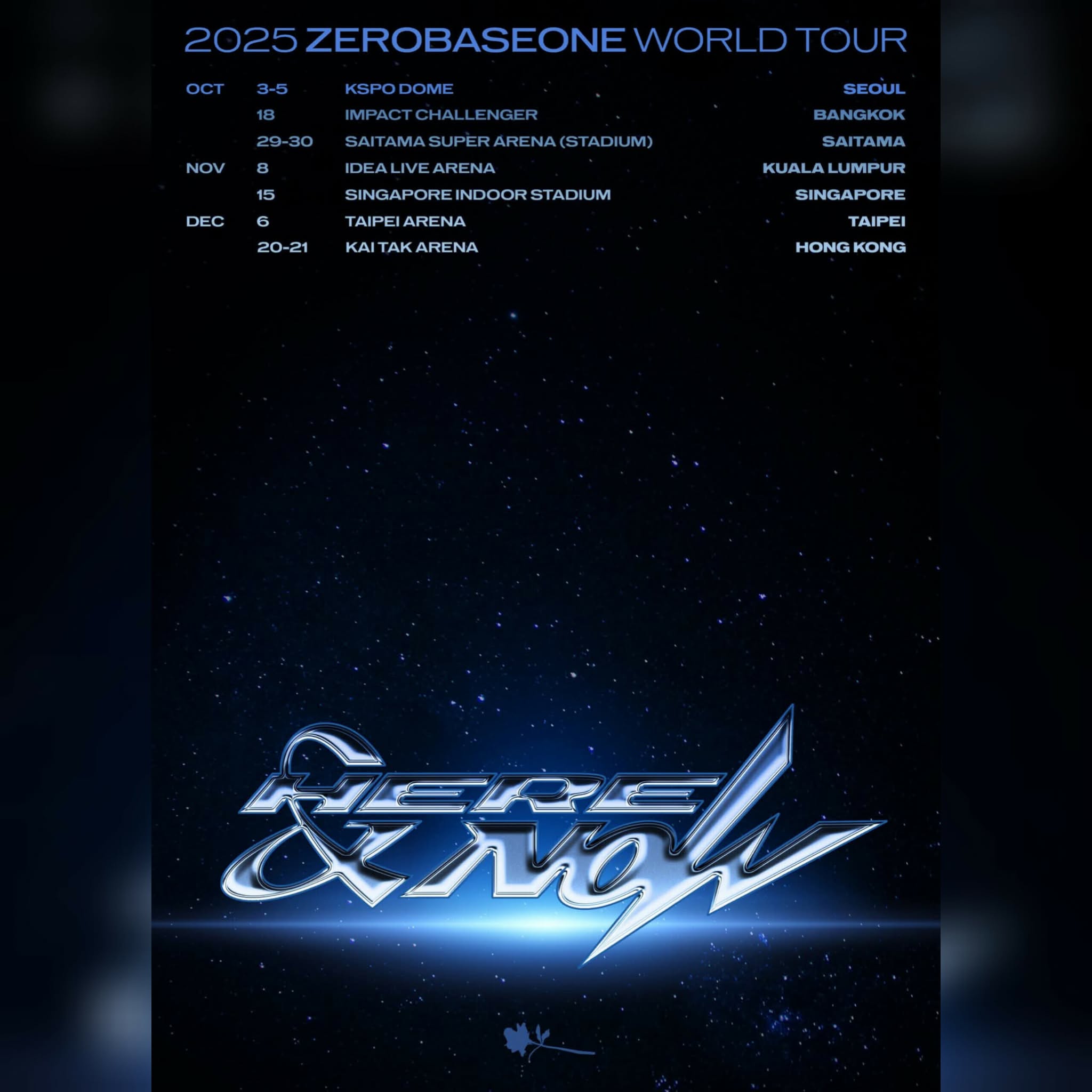 ZEROSE, ZEROBASEONE announces their biggest tour yet — the 2025 