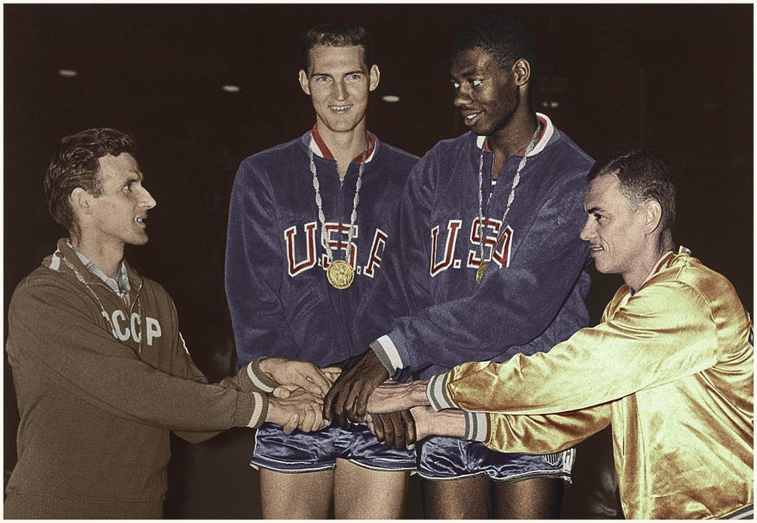 1960 USA Olympic Basketball TeamOscar Robertson & Jerry West