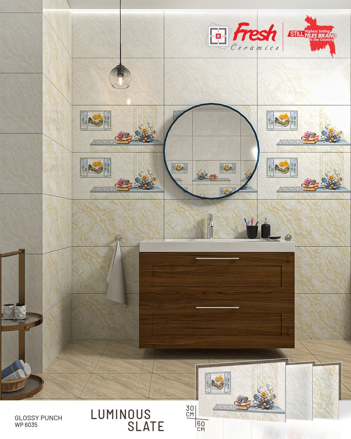 Fresh - Luminous Slate reflects quiet sophistication—Glossy Punch 6035 ...