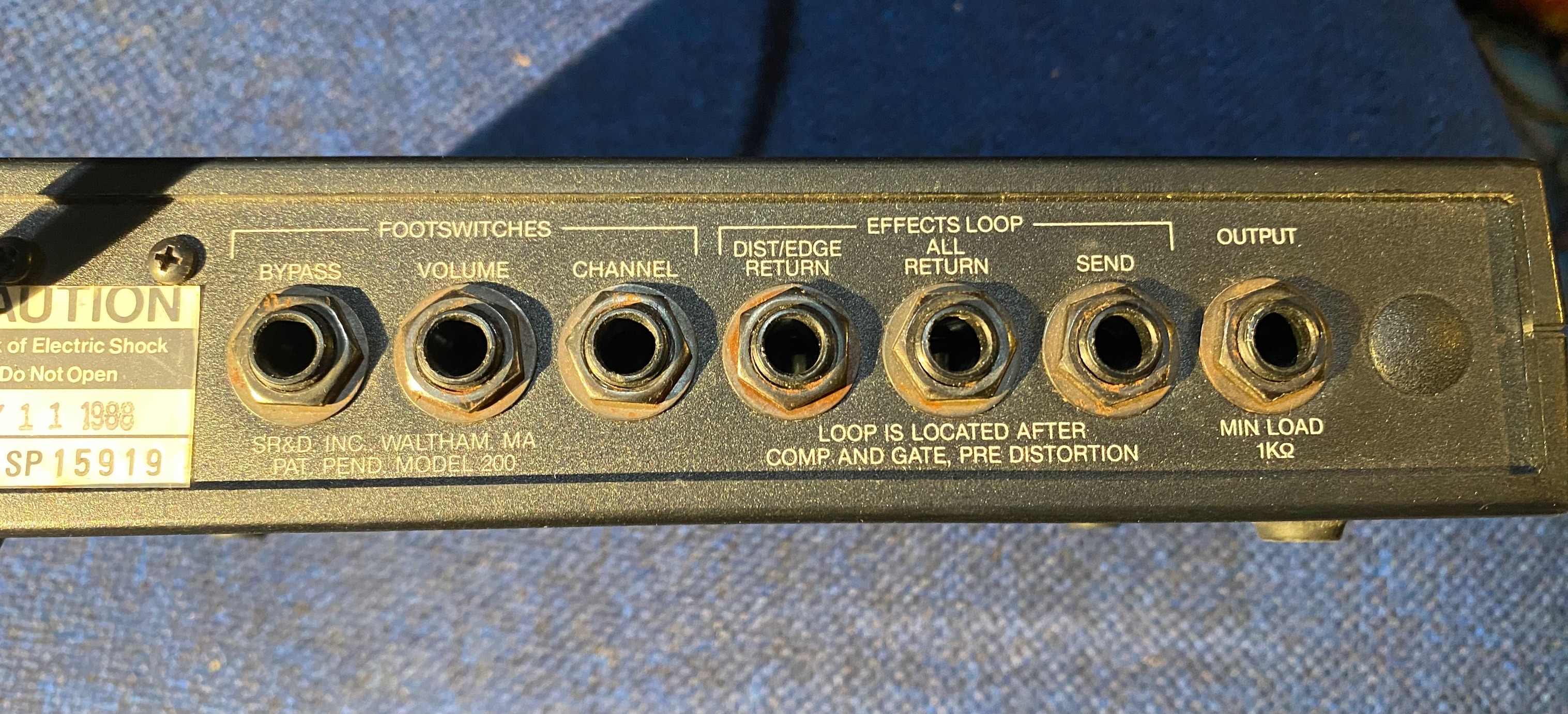 1988 Rockman Sustainor 200. Interesting unit