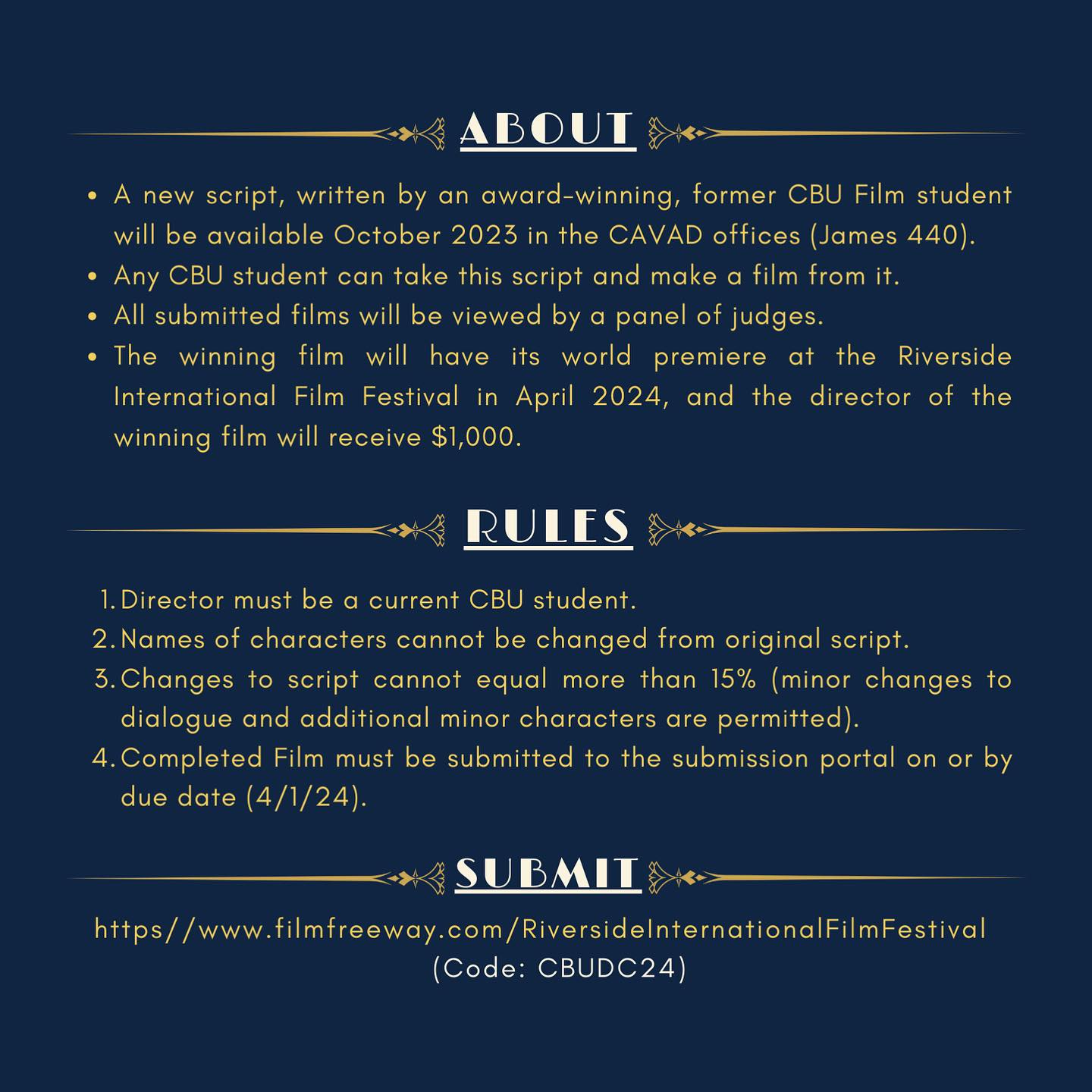 Film Program at California Baptist University