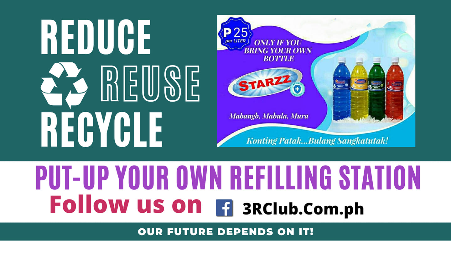 3Rs - Magtayo ng inyong sariling REFILLING STATION. ASK ME HOW? ♻️ Di ...