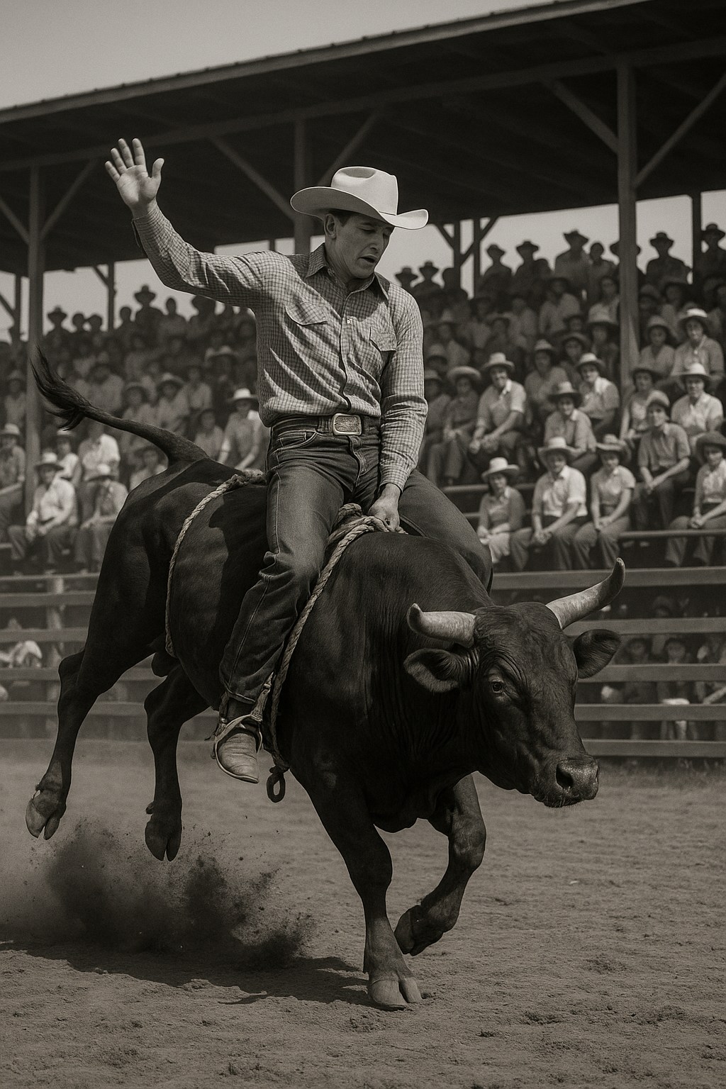 Happy - Bull Riding in the 1950s: 8 Seconds of Pure Grit Back in the ...