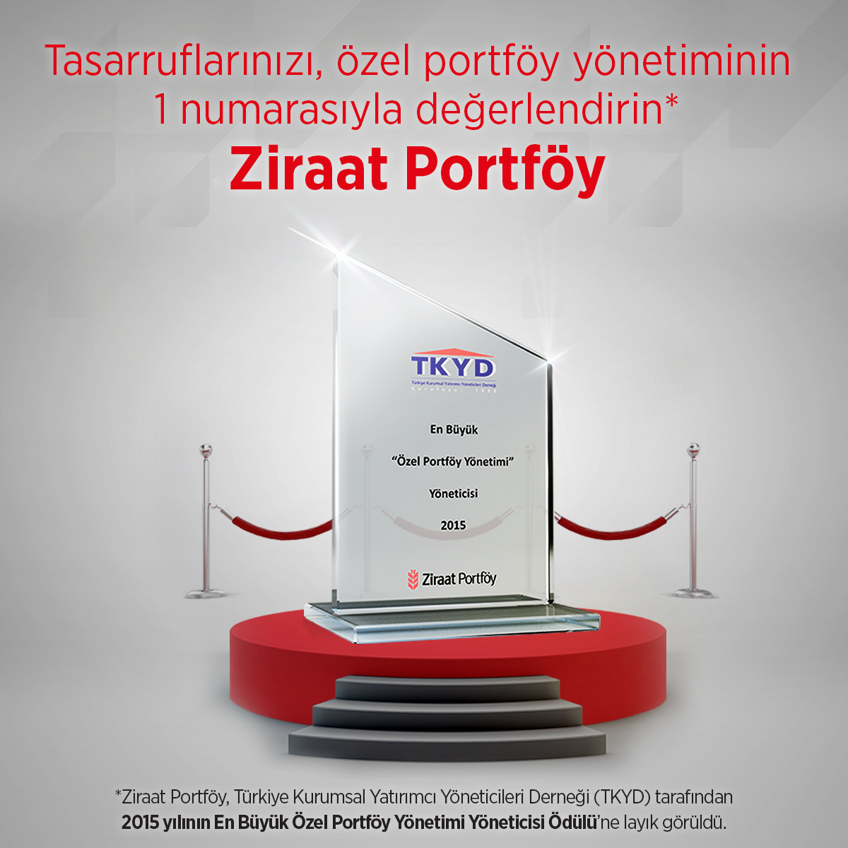 Ziraat - Tasarruflarınızı, özel portföy yönetiminin 1 numarasıyla  değ