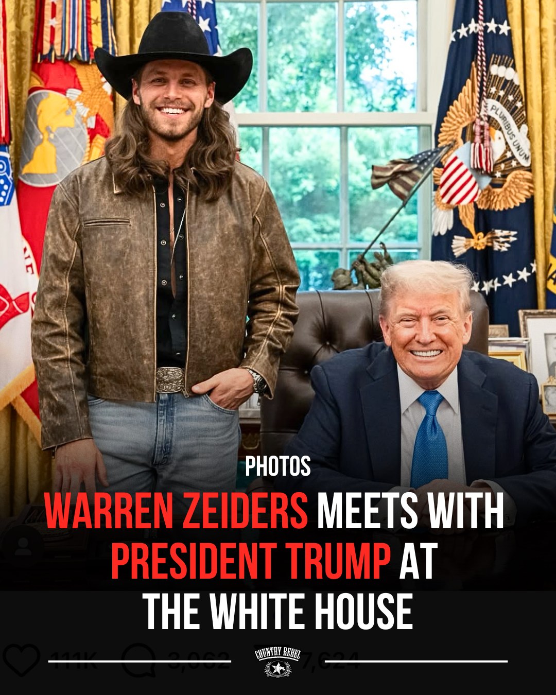Country - Country singer Warren Zeiders met with President Donald Trump ...
