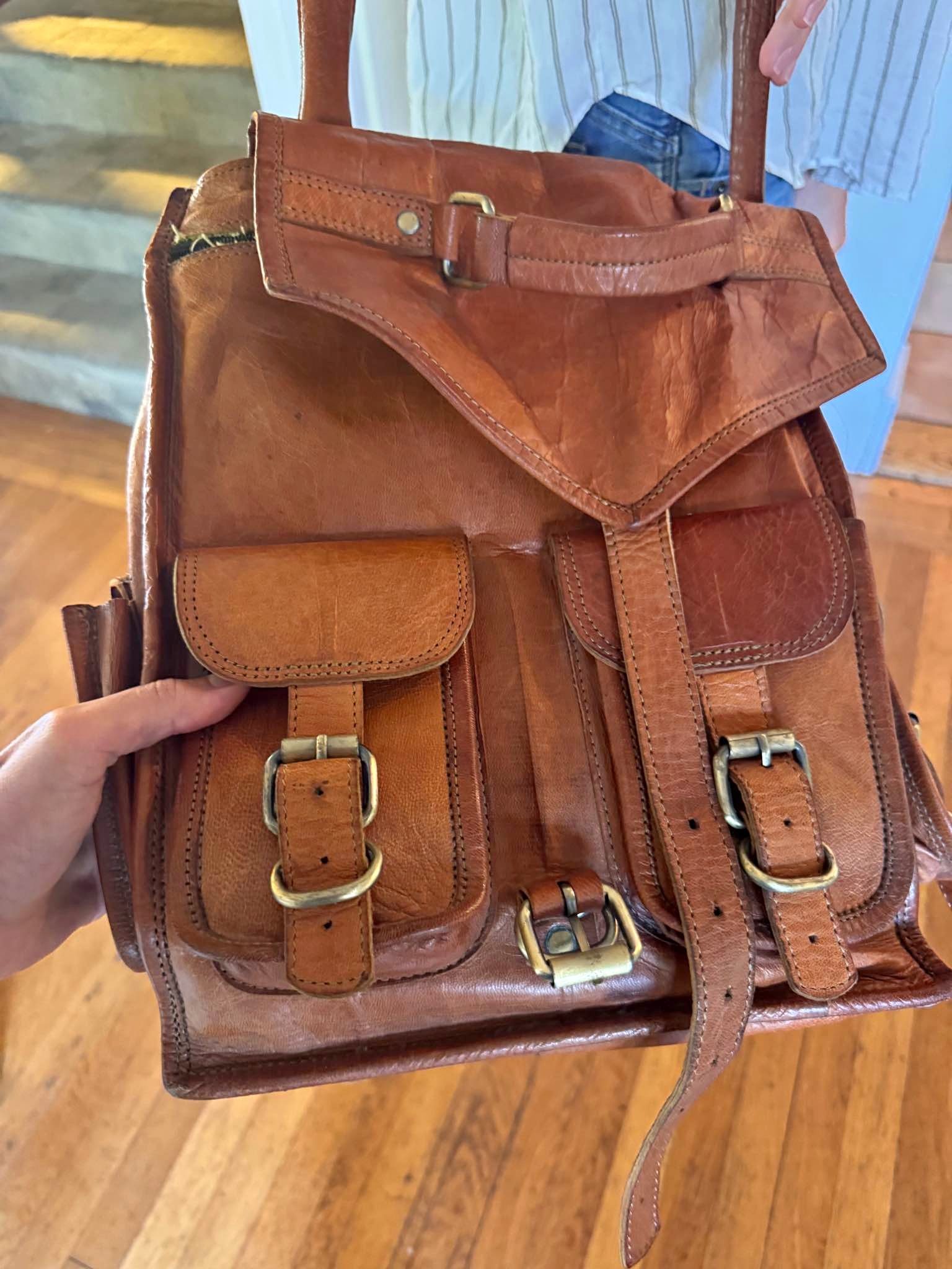 compact travel bag for men Casual Brown Leather Men's Small Overnight Bag Luggage Brow – iwalletsmen Aggravator Umbrella Rig – Model:REVO5 X LP-L(Lefty) 600D Oxford Cloth product-type:Tubes
