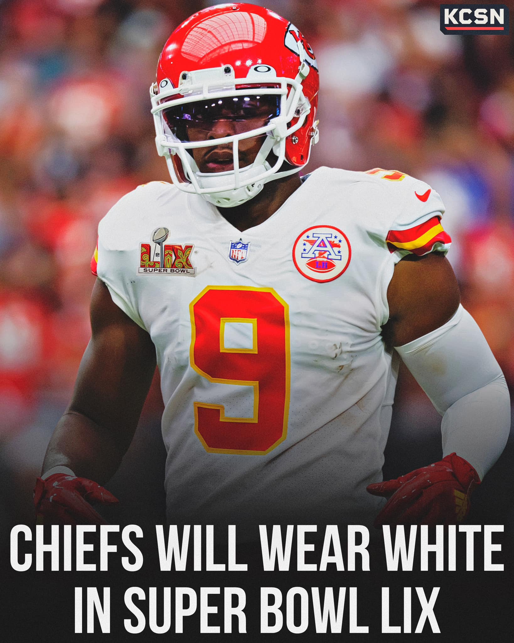 First look at the Chiefs' Super Bowl LIX jerseys 🏆 (via @chiefs