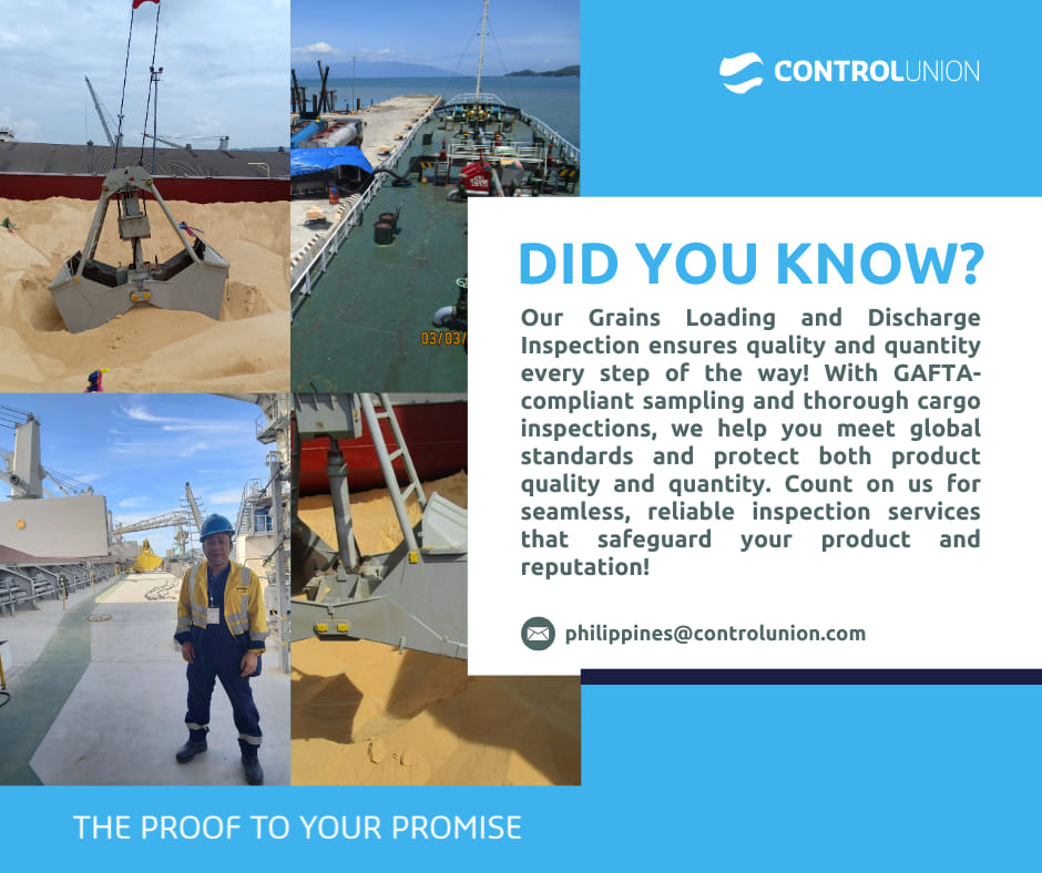 Control - Control Union Philippines’ Grains Loading and Discharge ...
