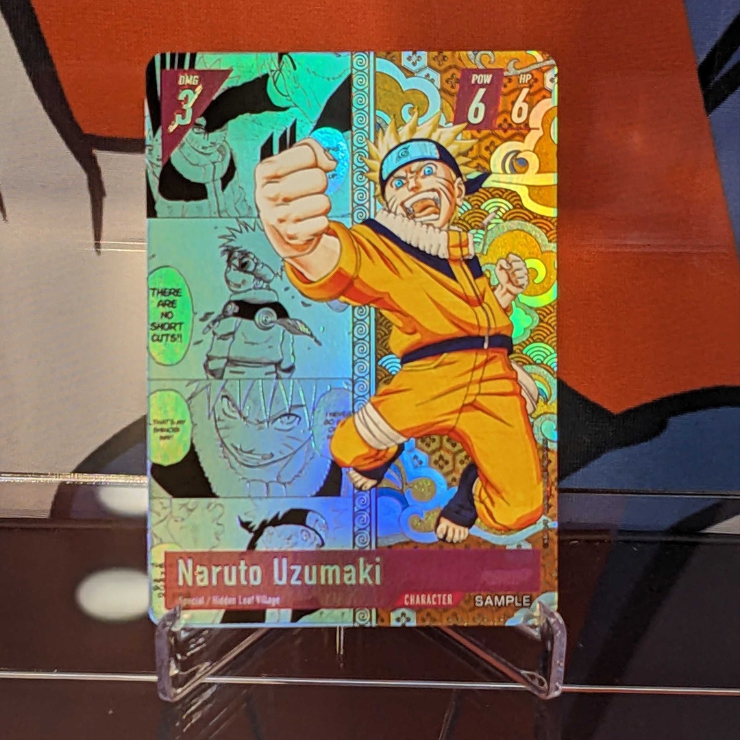 Naruto is at booth 605 for #GenCon2026, and our team got our first