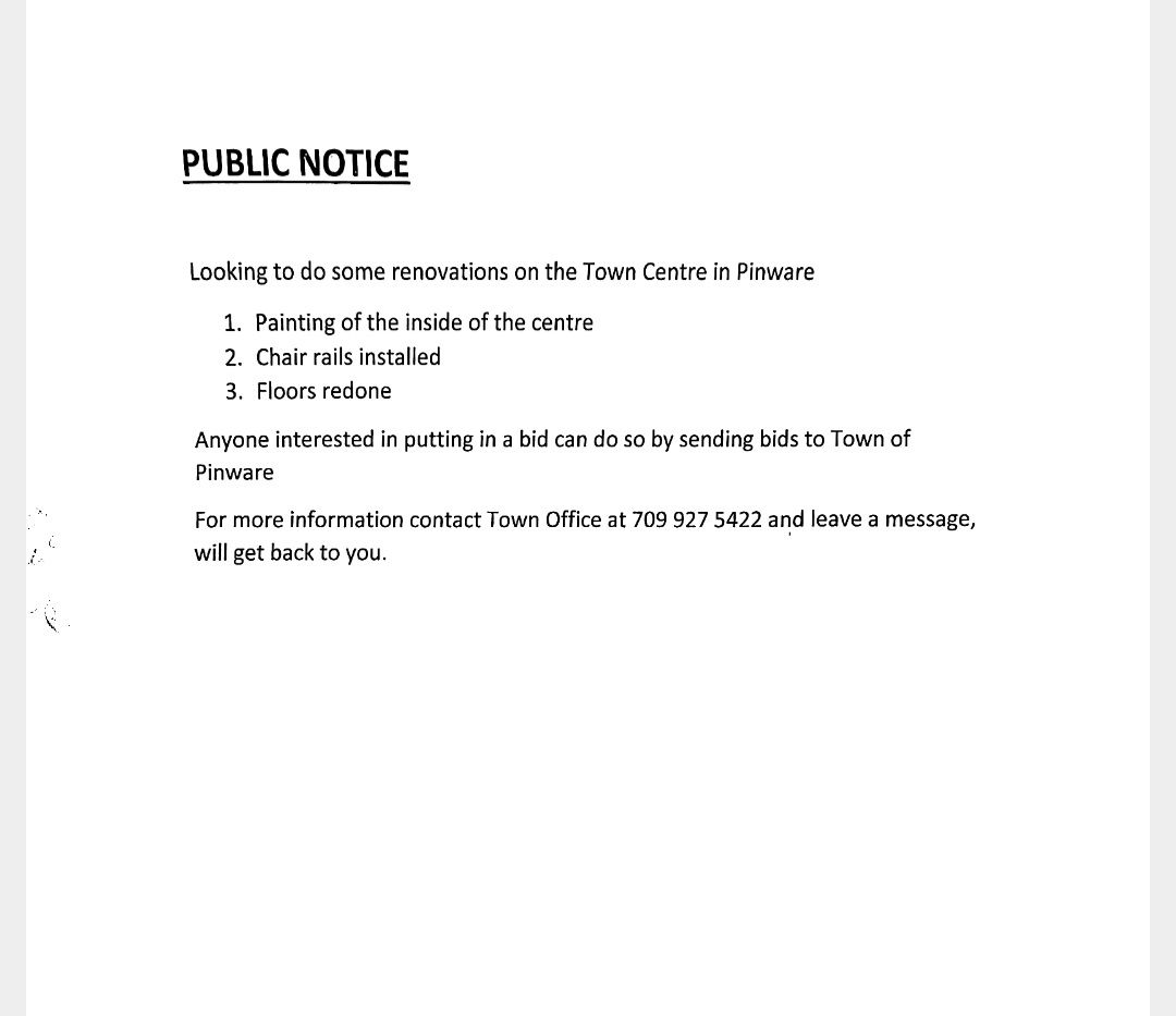 Pinware Town Council