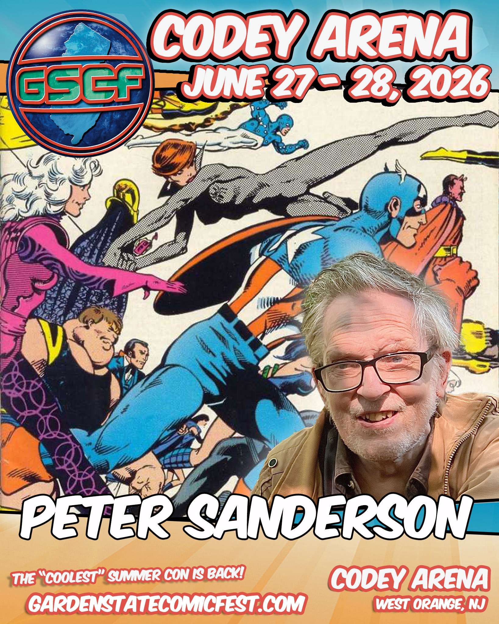 Peter Sanderson is coming to Garden State Comic Fest at the Codey 