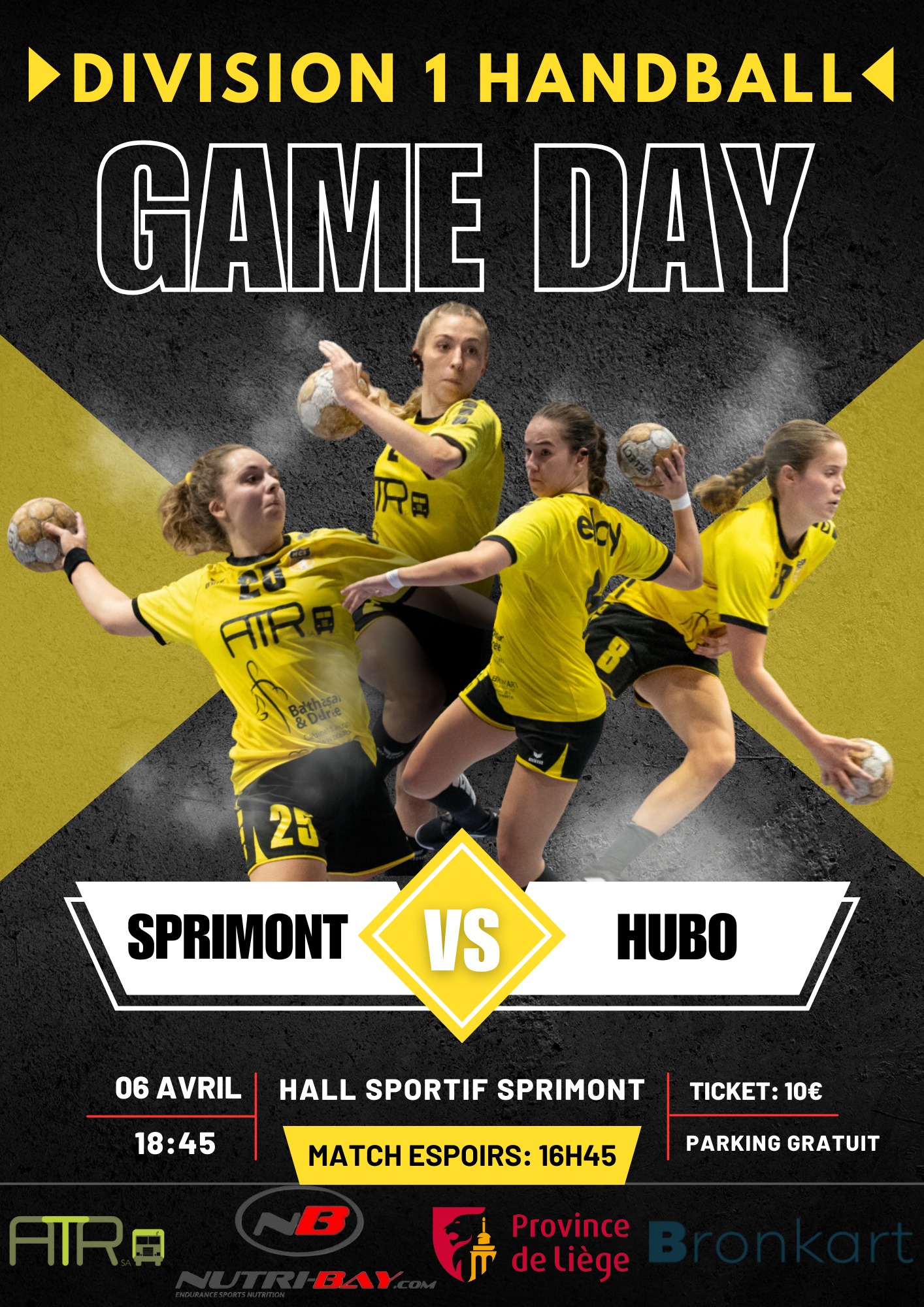 Playoffs Division 1 Dames | Handball Sprimont Vs Hubo Handbal