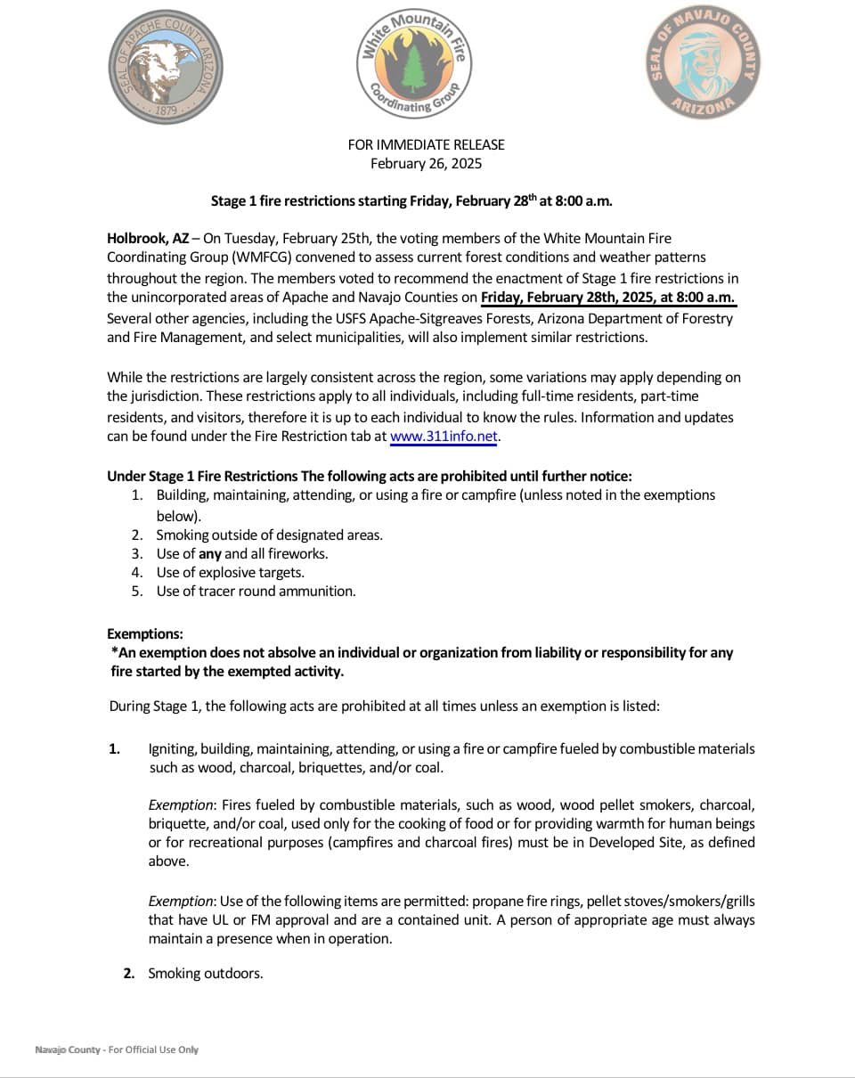 FOR... - Apache County Emergency Management and Preparedness