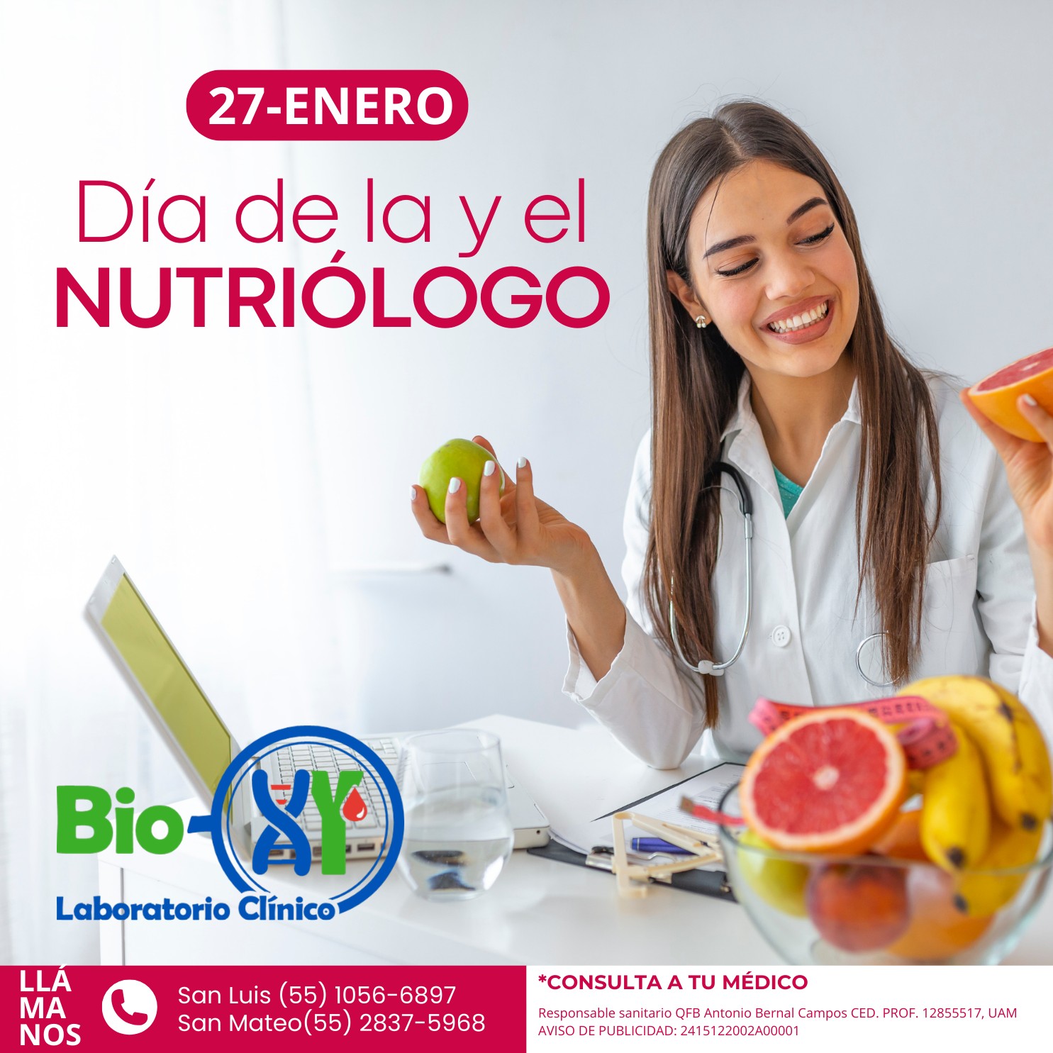 Bio-XY - 👩‍⚕️🥑🥦DÍA DE LA Y EL NUTRIÓLOGO🍎🍓🍐 . Las y los nutriólogos ...