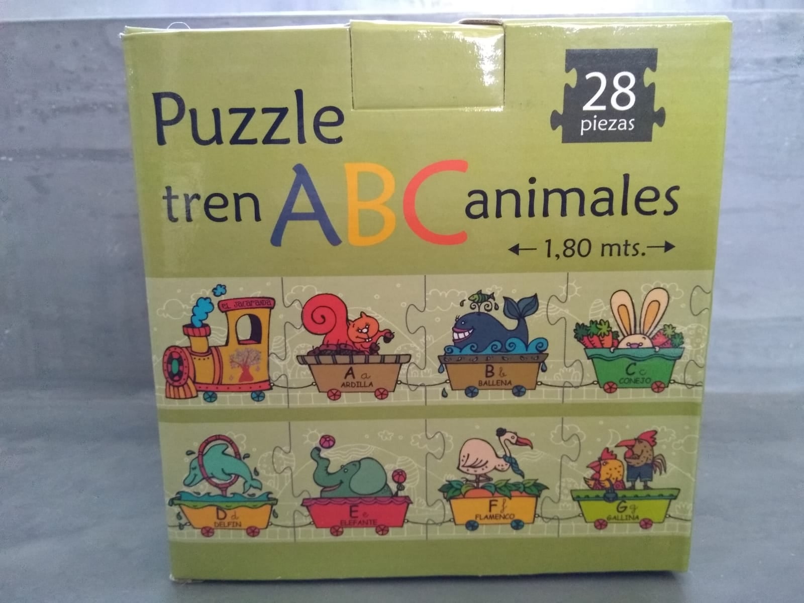 Otra Vavez - Tren ABC rompecabezas de animales 🚂 De 1,80...