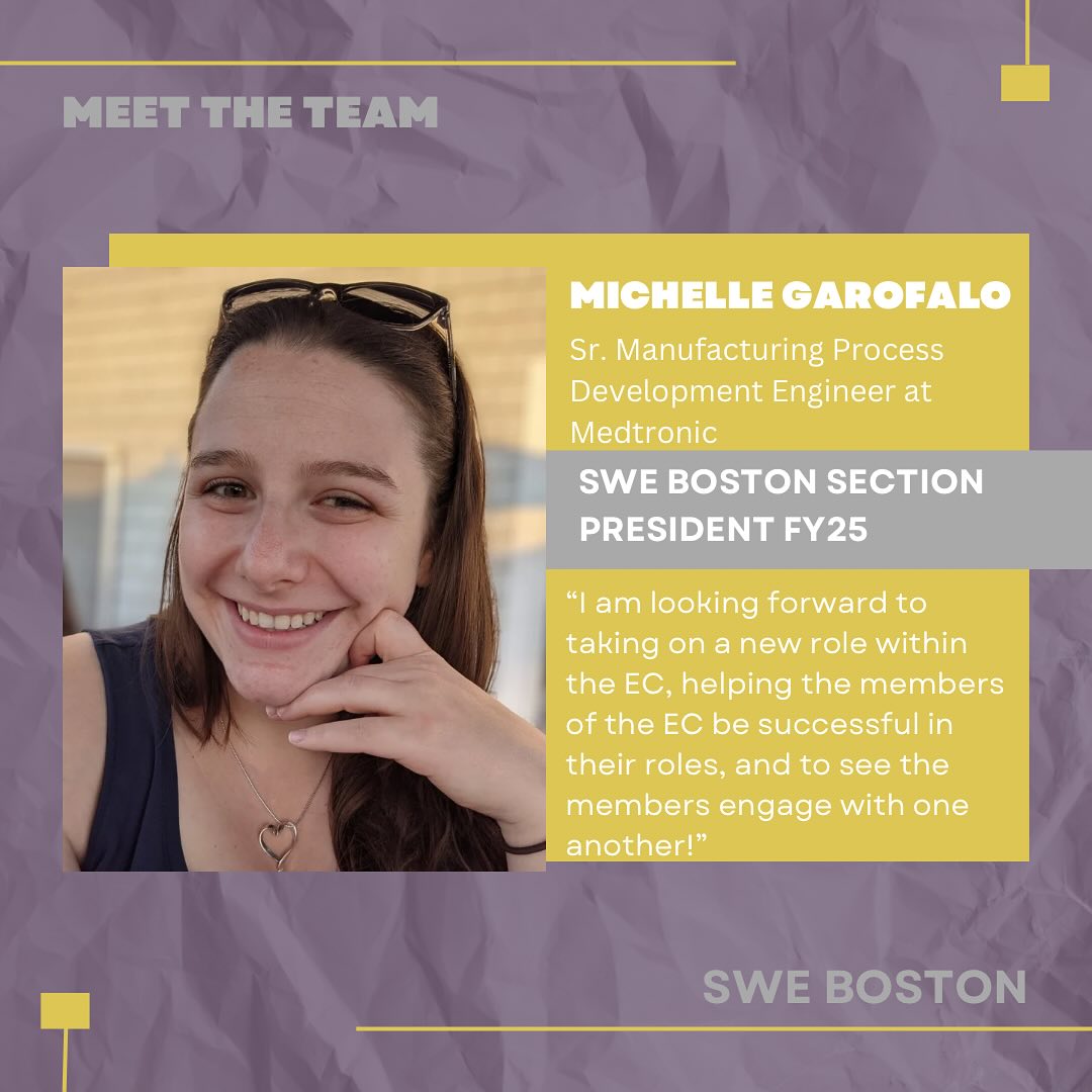 🟣 MEET THE BOARD 🟣 as... - Society of Women Engineers Boston | Facebook