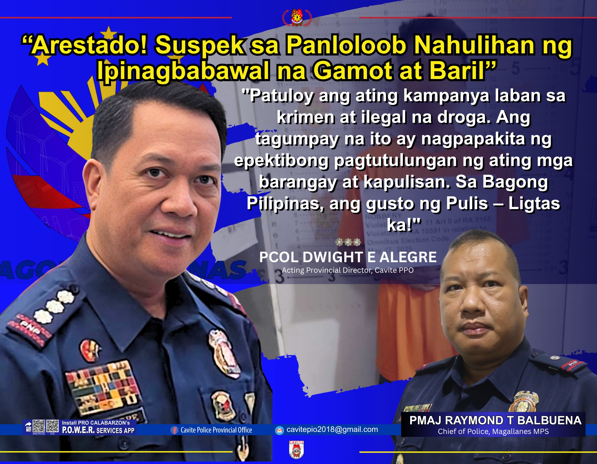 PRESS RELEASE No.... - Cavite Police Provincial Office | Facebook