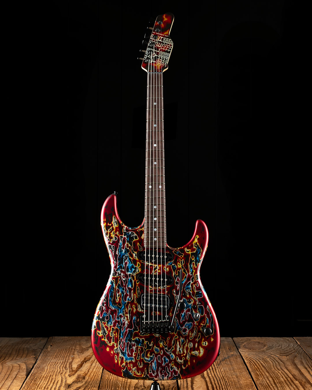 James Tyler Studio Elite HD Burning Water guitar features